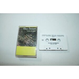 Black Sabbath - Live At Last Cassette Tape‎